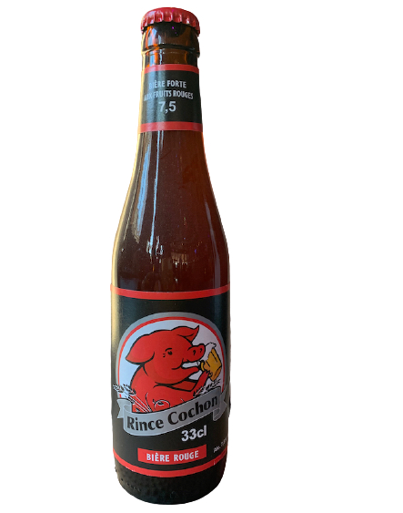 Bière rouge Rince Cochon- Pub paris La tête à l'envers
